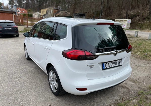 Opel Zafira cena 33900 przebieg: 266560, rok produkcji 2012 z Gdynia małe 137